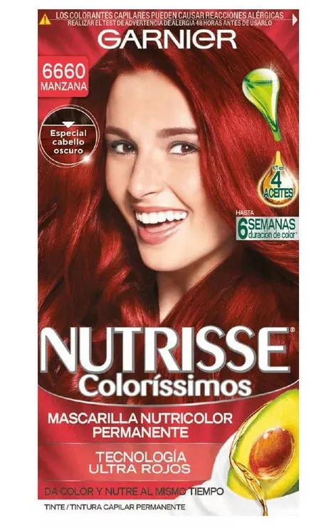 NUTRISSE COLORISSIMOS TINTE 6660 MANZANA PK6 / UOM C12