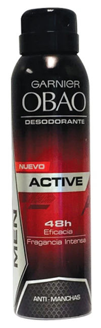 OBAO SPRAY DESODORANTE  MEN ACTIVE 150ML-PK6  /  UOM C12