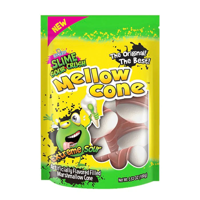 RICKY JOY MELLOWCONE SLIME XTREME SOUR 3.53oz-C18