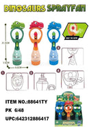 TOYS DINOSAUR SPRAY FAN DISPLAY 6CT  /  UOM DSP