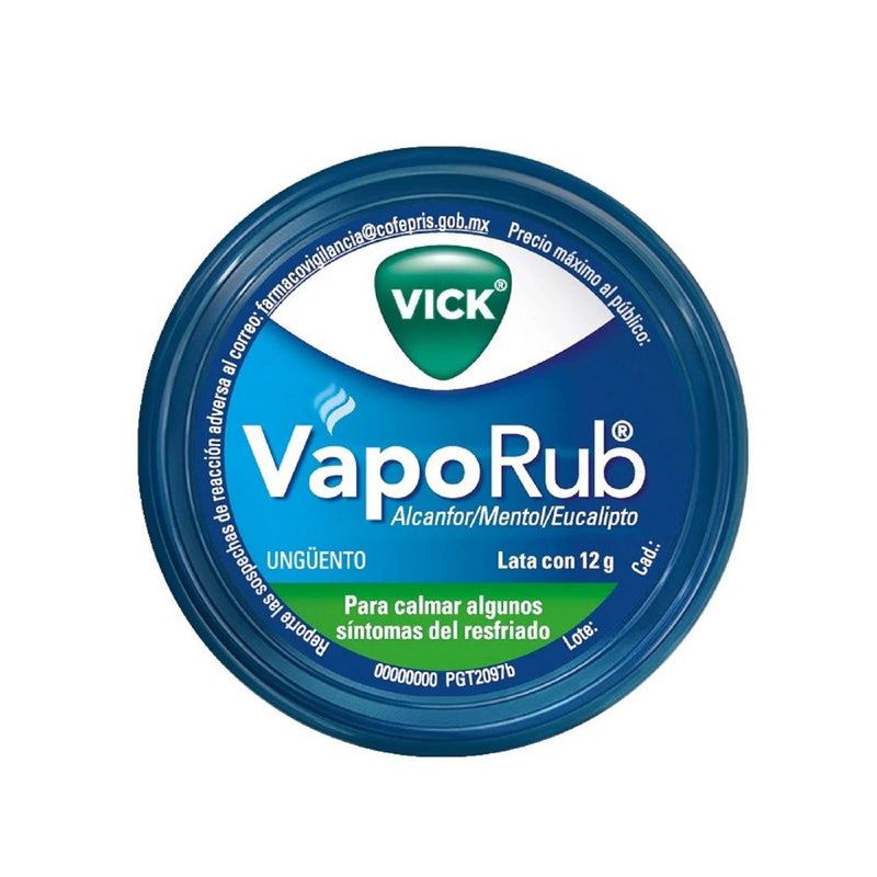 VICKS 12 GRAM VAPORUB 24ct DISPLAY  /  UOM DSP