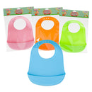 BABY BIB - BABERO SILICÓN MULTICOLOR PK12 /UOM C48