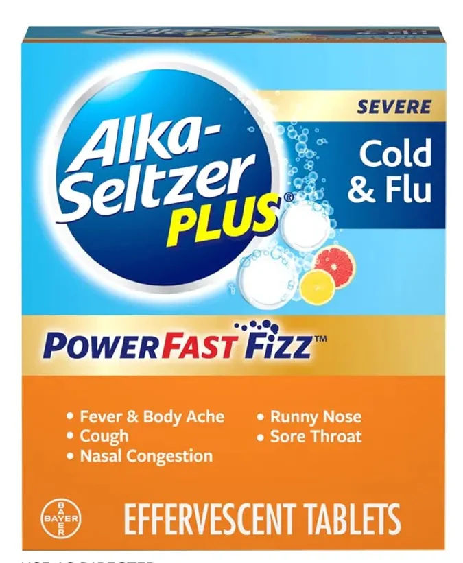 ALKA SELTZER PLUS COLD&FLU 25x2 DISPLAY  /  UOM DSP