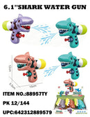 TOYS SHARK COLORS WATER GUN DISPLAY 12CT /  UOM DSP