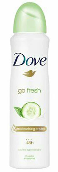 DOVE SPRAY 150ML GO FRESH CUCUMBER & GREEN CS6  /  UOM C6