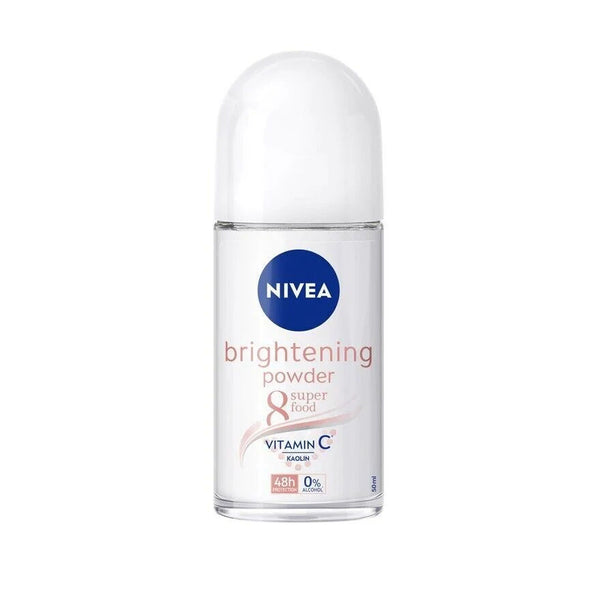 NIVEA DEO ROLL ON BRIGHTENING POWDER VIT. C 50ml PK6  /  UOM C24