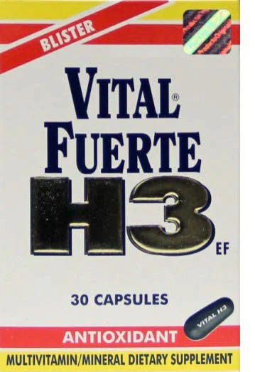 VITAL FUERTE H3 CAPSULES 30CT-PK3  /  UOM C24