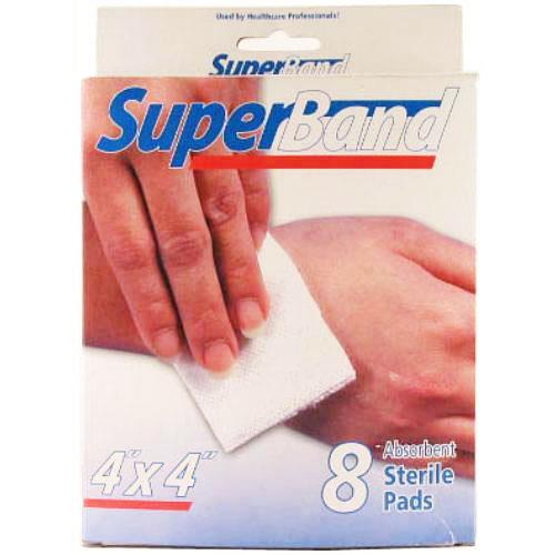 SUPERBAND 4X4 GAUZE 8CT PK12  /  UOM C36