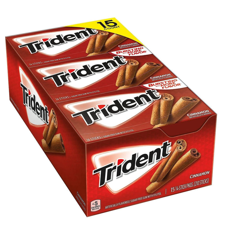TRIDENT VALUE PACK 14 S *CINNAMON* DISPLAY  /  UOM DSP
