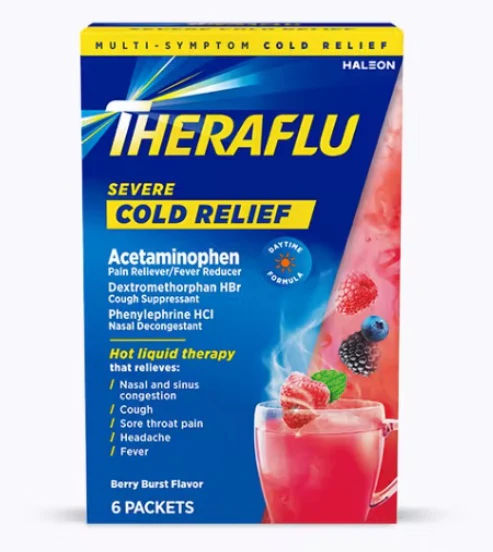 THERAFLU SEVERE COLD&COUGH DAY BERRY 6S PK3  /  UOM C12
