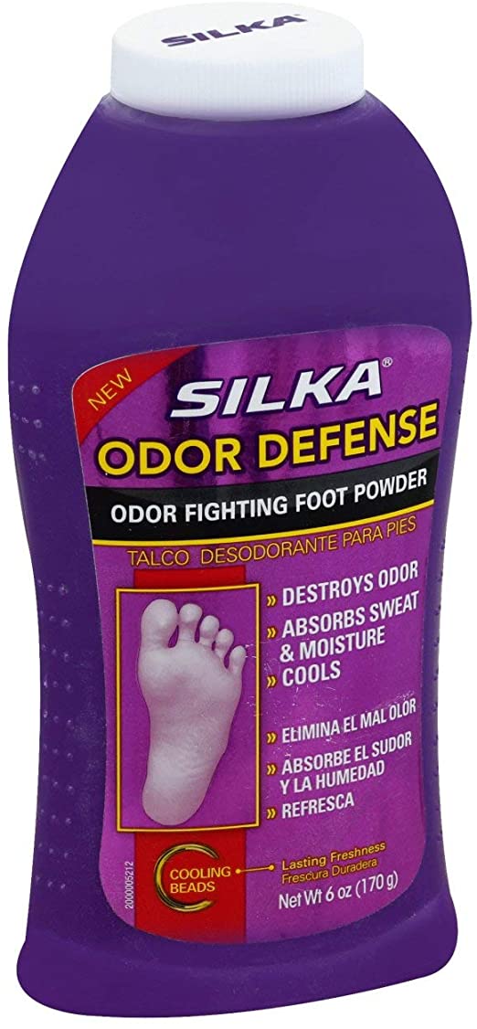 SILKA ODOR DEFENSE POWDER ICE COOL 6oz 4PK  /  UOM C12