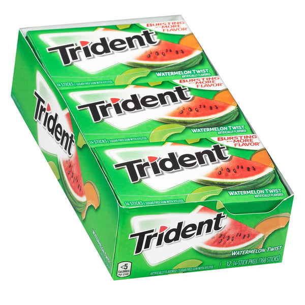 TRIDENT VALUE PACK 14 S WATERMELON DISPLAY  /  UOM DSP