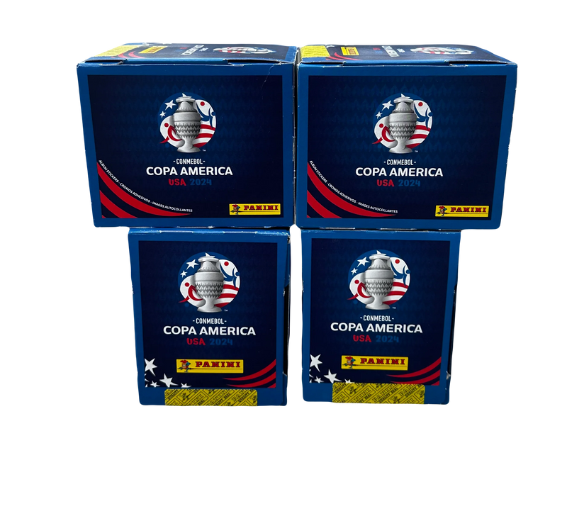 PANINI STICKER BOX COMBO 4 STICKER BOXES