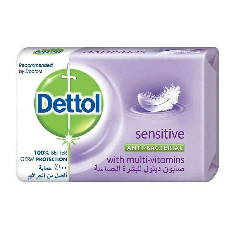 DETTOL BAR SOAP SENSITIVE 100G PK6  /  UOM M144