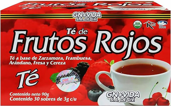 GN+VIDA FRUTOS ROJOS TEA 30CT PK6 / UOM C24