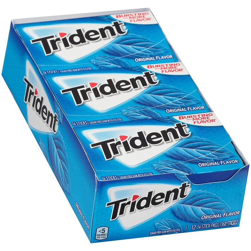 TRIDENT VALUE PACK 14 S * ORIGINAL* DISPLAY  /  UOM DSP