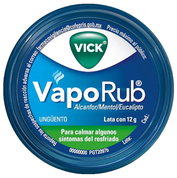 VICKS 12 GRAM VAPORUB 24ct DISPLAY  /  UOM DSP