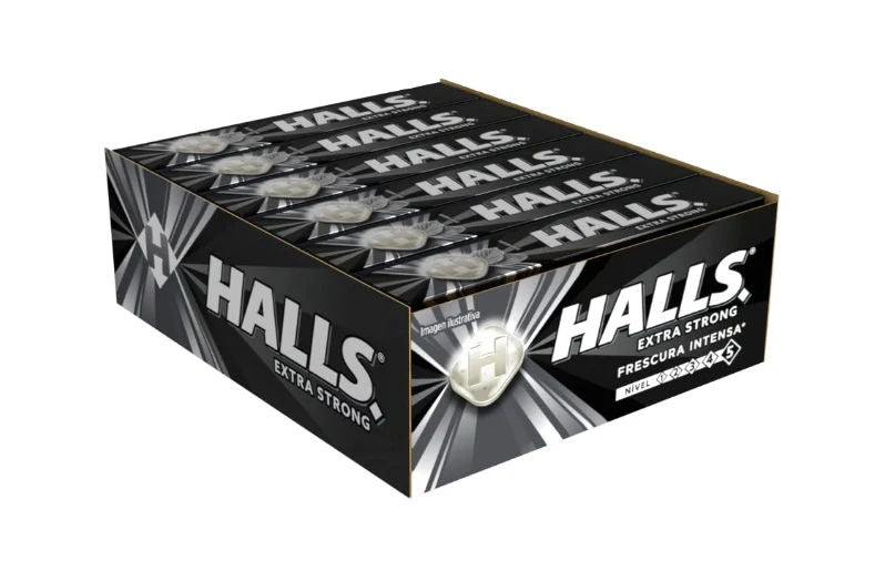 HALLS EXTRA FUERTE 12CT DISPLAY