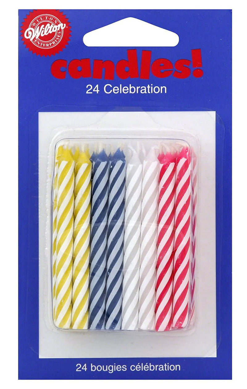 BIRTHDAY CANDLES DISPLAY 24CT  /  UOM DSP