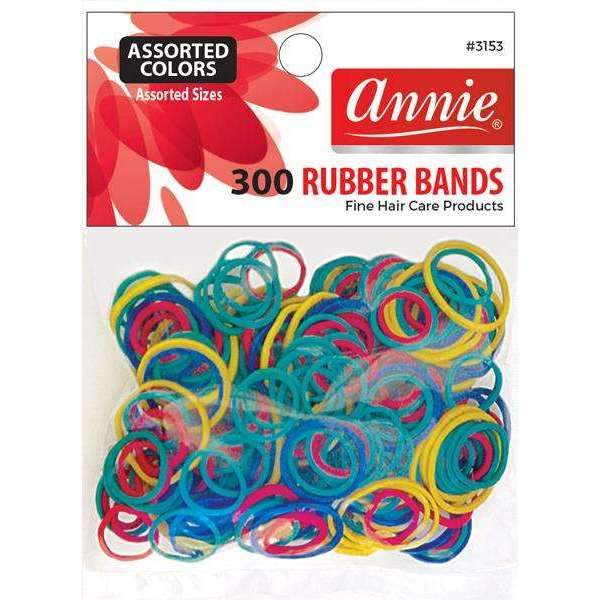 ANNIE RUBBER BANDS ASST SIZE 300CT ASST COLOR CS12  /  UOM M600