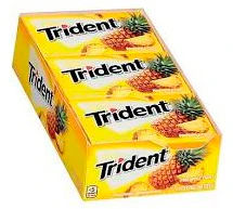 TRIDENT PINEAPPLE TWIST 14 CT DISPLAY  /  UOM DSP