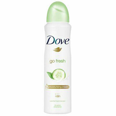 DOVE SPRAY 150ML GO FRESH CUCUMBER & GREEN CS6  /  UOM C6