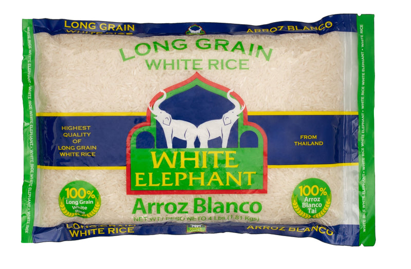 White Elephant Long Grain 4lb CS10