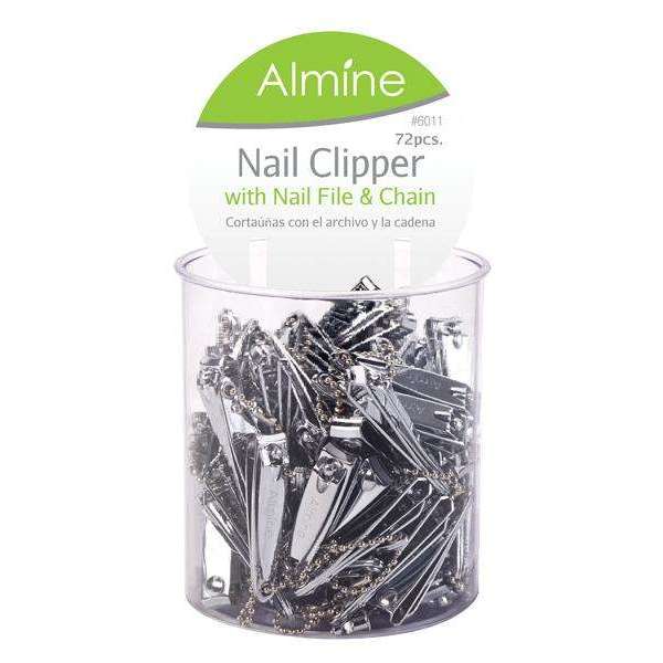 ALMINE NAIL CLIPPER DISPLAY 72ct