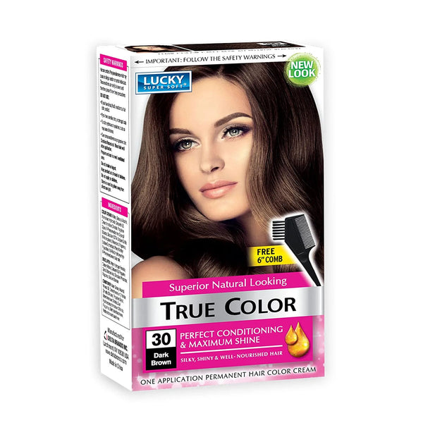 LUCKY HAIR COLOR DARK BROWN PK6  /  UOM C12