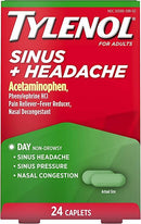 TYLENOL SINUS CONGESTION 24ct PK3  /  UOM C12