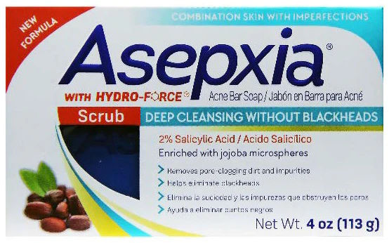 ASEPXIA CLEANSING BAR SCRUB 4OZ-PK5  /  UOM C20