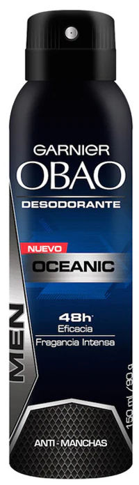 OBAO SPRAY DESODORANTE  MEN OCEANIC 150ML-PK6  /  UOM C12