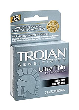 CONDOMS TROJAN GREY ULTRA THIN 3CT PK6  /  UOM C12