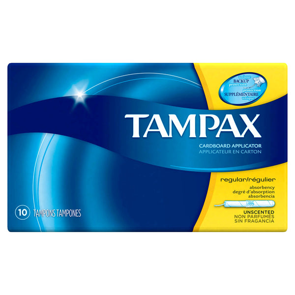 TAMPAX REGULAR UNSCENTED 10CT PK6  /  UOM C12