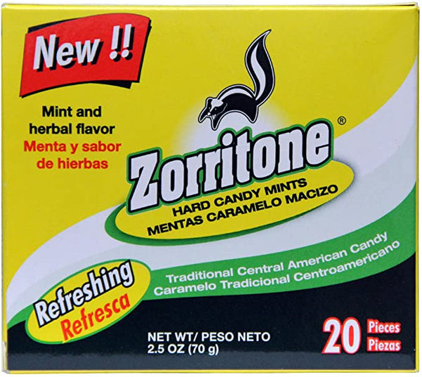 ZORRITONE CARAMELOS DROPS 20 CT 2.5 OZ PK6  /  UOM M120