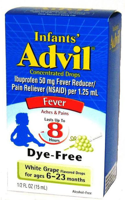 ADVIL INFANT DROPS .5OZ GRAPE PK3  /  UOM C12