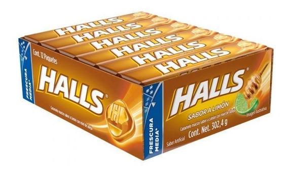 HALLS HONEY LEMON 12CT DISPLAY  /  UOM DSP