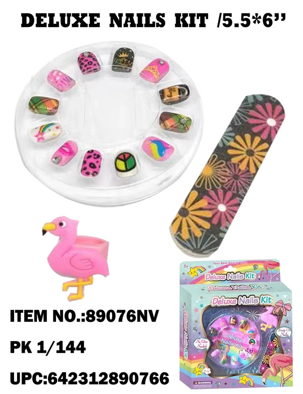 TOYS KID'S DELUXE NAILS KIT SET  C6  /  UOM C6