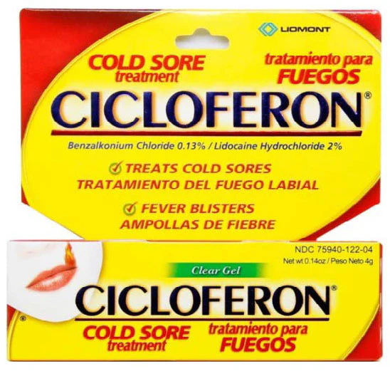 CICLOFERON COLD SORE TREATMENT PK4  /  UOM M128