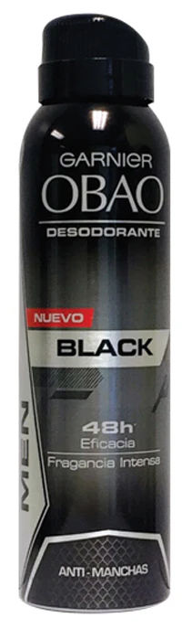 OBAO SPRAY DESODORANTE  MEN BLACK 150ML PK6  /  UOM C12