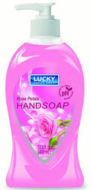 JABÓN LÍQUIDO LUCKY HAND PETALOS DE ROSA 13.5oz PK6  /  UOM C12
