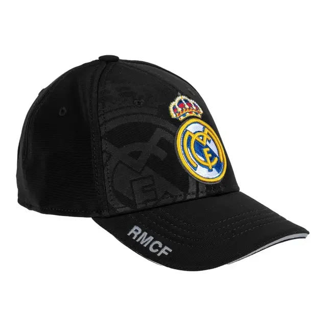 Gorra Negra Detalle Escudo Real Madrid