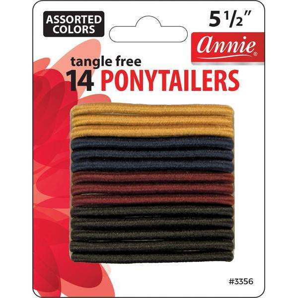 ANNIE NO TANGLE PONYTAILERS DIA. 1.75 14CT ASST COLOR CS12  /  UOM M432