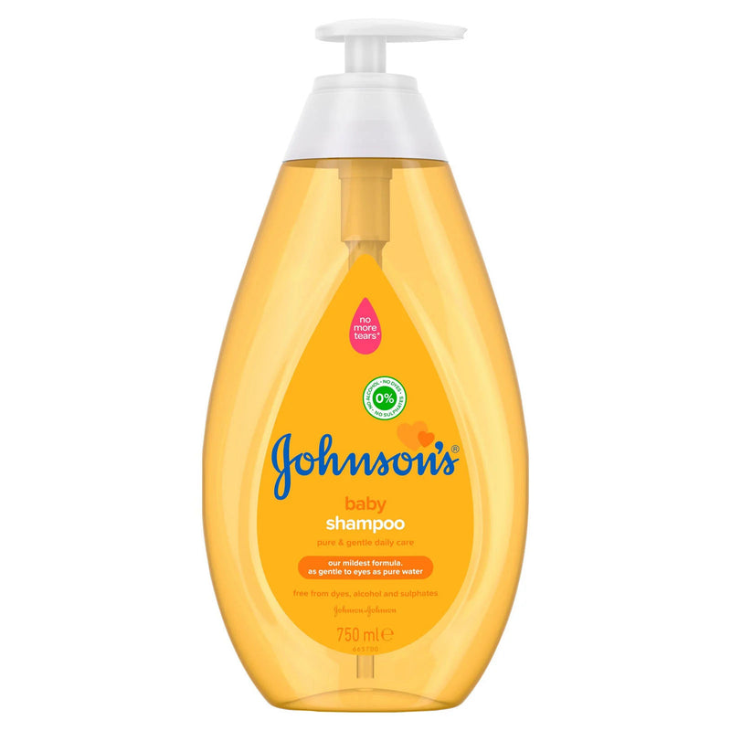 JOHNSON & JOHNSON BABY SHAMPOO ORIGINAL W/ PUMP 750ML PK6  /  UOM C12