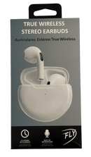 TRUE WIRELESS BLUETOOTH BUDS WHITE WITH CHARGING CASE