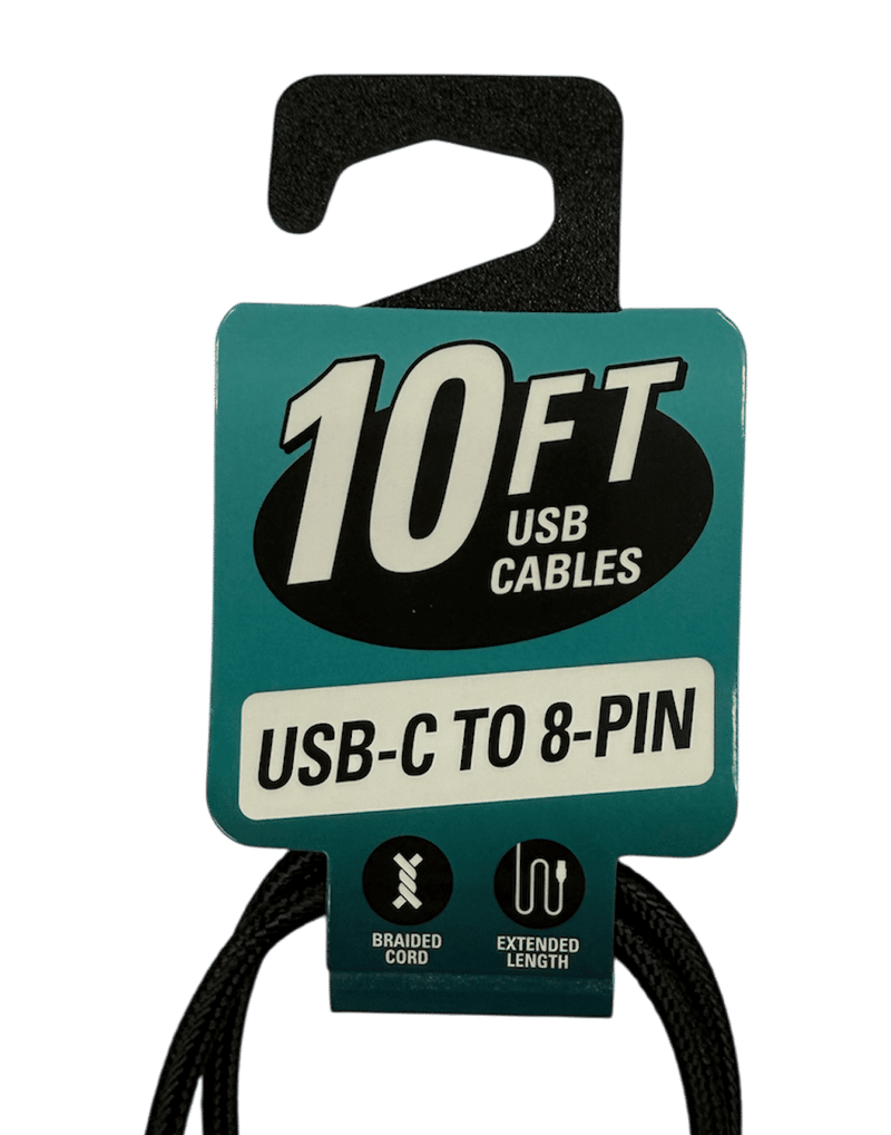 10FT Braided USB-C to LIGHTNING  DATA CABLE