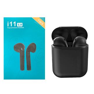 True Wireless i11 Black Earpods with charging case (10 Pack)