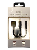 8 PIN AUDIO CHARGE & LISTEN ADAPTER (12 Pack)