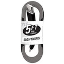 Cable de Datos Lightning Trenzado de 5FT a Granel en Colores Asst (Paquete de 24)