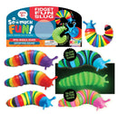 SENSORY SLUG FIDGET FUN TOY 12 PIECES PER DISPLAY